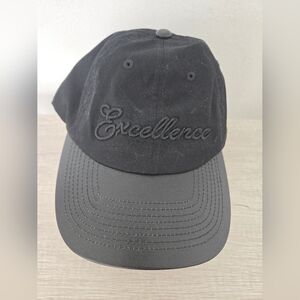 Embellished by Robyn Dixon Black on Black Excellence Hat Cap Womens One Size Adj